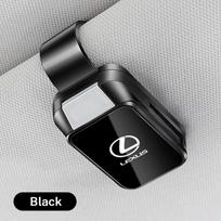 AIO1 Car Sun Visor Glasses Clip Auto Sunglasses Holder Card Case For Lexus Fsport GX470 RX330 IS250 LX570 LX600 Ct200h RX350 IS300h