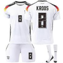 Futbolo marškinėlių rinkinys Kroos International, Suaugusiųjų ir vaikų dydžiai, įskaitant marškinėlius, šortus, kojines