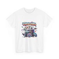 Poker King T-Shirt | Playing Cards, Chips, Casino Graphic, Cotton T-Shirt Gift S įvairiaspalvis