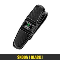 Universal Car Sun Visor Glasses Fastener Clip Holder For Sunglasses Eyeglasses Ticket Card Multifunction Skoda Car Interior juoda