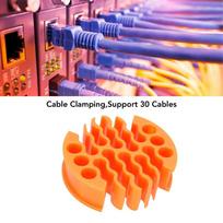 30 Hole Network Cable Organizer Orange Cable Organizing Tool Cable Management Tool  Server Rooms
