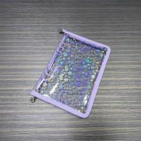 A5 Laser Star 6-Hole Zipper Binder: Loose-Leaf Sticker Book & Photo Album