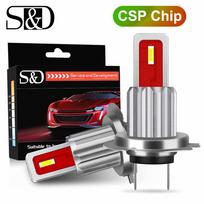 2Pcs H7 Led Bulb Fog Lights CSP Chips 3000K 6000K 8000K 12V White Blue Amber Day Running Car Lamp Auto Light 24V gintaras