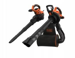 Lapų pūstuvas siurblys smulkintuvas 3000W, 72l, Black+Decker [BEBLV300-QS]
