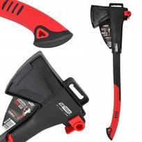 AWTOOLS skaldymo kirvis su pleištu 1800g BLACK LINE AW33034BL tvirtas