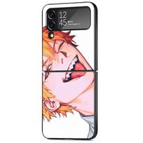 Case For Samsung Galaxy Z Flip 4 Zflip Z Flip 3 5g Zflip3 Zflip4 Flip4 Zflip Chainsaw Man Hard Pc Cover Capa Samsung Z Flip 5G