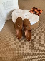 Korean retro one-pedal flat loafers women's 2025 autumn new fashionable and simple British style Doudou single shoes 35