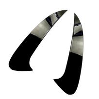 2pcs Rear Left and Right Bumper Spoiler for Mercedes Benz GLE Coupe C292 2015-2018 Glossy Black