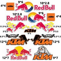 Motociklo lipdukai, „Red Bull“ renginių remiami lipdukai, plastikinis šalmas, automobilio kėbulas, naminiai dekoratyvūs vandeniui atsparūs apsaugos nuo saulės lipdukai bakas