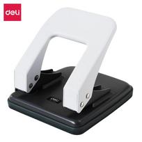 Deli 2-Hole Puncher with Ruler, 6mm, 35-Sheet Capacity