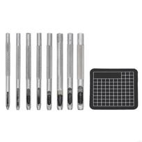 Heavy Duty Alloy Round Hole Puncher Hollow Leather Hole Punching Tool For Leathercraft Belts Shoes Watch Band Making