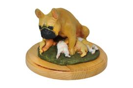 Buldog Francuski I  - Malowana Statuetka, Posąg Figurka, Wykonany Przez Artystę, Marka Art-Dog