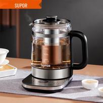 SUPOR 1.5L Multi-functional Glass Health & Tea Kettle CN plug (adapter included)