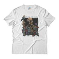 Dry Bones Come to Life Skeleton T-Shirt - Ezekiel 37:1-10 - Unique Graphic Tee S