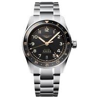 LONGINES Pioneer Series Automatic Mechanical Movement 100 Meters Waterproof Fashionable Swiss Watch 42mm Black Dial Stainless Steel Case L3.812.4.50.6 juoda