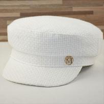 Vintažinė reguliuojama unisex kepurė lauko žygiams ir alpinizmui S（54-56cm） balta