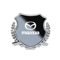 AAEW1 Metalinis Automobilio Bagažinės Langas Šoninis Emblema Ženklelis Lipdukas Mazda 3 6 CX5 2 CX3 CX9 MX5 RX8 Axela Demio Atenza MS juoda