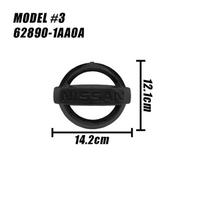BTYXAK1 For Nissan Qashqai X-trail Juke Tiida Teana Almera Leaf Accessories 1pcs 3D ABS Car Front Head Hood Bonnet Grill Emblem Badge