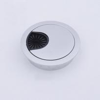 NAIERDI Zinc Alloy Round Table Wire Hole Covers Outlet Port Computer PC Desk Cable Grommet Line Holder 50mm/53mm/60mm/80mm 50mm