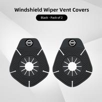 CKKTXC1 2Pcs Car Windshield Wiper Hole Plug Protective Cover For Nissan Qashqai J11 J12 Sylphy N7 Teana Note Navara Juke GTR Patrol Leaf