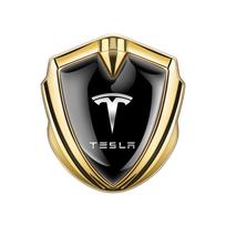 AAAIM1 1/2PC 3D Metal Car Body Stickers Custom Badges Decoration Auto Accessories For Tesla Model 3 Y S X Roadster Cybertruck Juguete