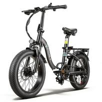 Electric Bicycle Ebycco S1 20  Tire 250W Motor City Electric Bike For Adult 36V 10.4Ah Dual Disc Brakes Max Range 50Km 7 Speed Black