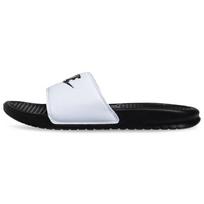 Nike Benassi Šlepetės Baltos Unisex Sandalai Juoda-Juoda 343880-100 44 white