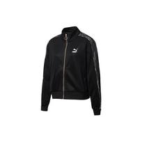 Puma Prabangus vilnos pamušalas, šiltas megztas striukė, moteriškos viršūnės, juodos 530307-01 M black