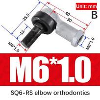 M5/M6/M8/M10/Smulkus sriegis 90 laipsnių jungtis Rutulinis šarnyras Traukės galas Guolis