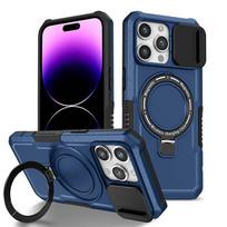 Šarvuotas stovas laikiklis pilnas slankiojantis dangtelis telefono dėklas iPhone 15 14 13 12 11 Pro Max Plus Magsafe belaidis įkrovimas magnetinis dangtelis iphone 15