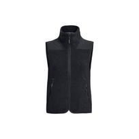Under Armour Mission Solid Color Stand Collar Fleece Training Vest Women Vests Black 1378864-001 S black