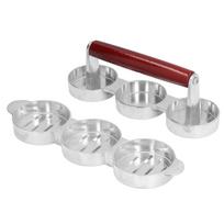 Hamburger Press Patty Mold Mini Burger Press Maker for Outdoor Picnic Camping Barbecue L
