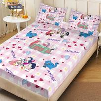 3pcs K-Pop Demon Hunters Print coreless Bed Sheet Set Multi Size Soft Bed Cover Bedroom Bedding Decoration Machine Washable 100x191cm