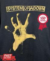 Vintažiniai System of a Down Reti Grupės Marškinėliai Juodi Unisex Marškinėliai L