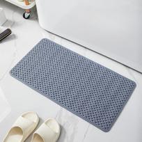 Non-Slip Bathtub Mat with Suction Cups Drain Holes Machine Washable Textured Shower Mat Durable PVC Material Bath Mat 27.16x14.17in