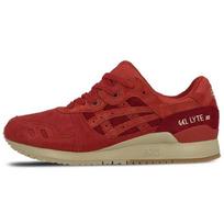 Asics Gel-Lyte 3 Unisex žemi senovinio stiliaus bėgimo bateliai Raudoni H7Q4L-2727 47 brown