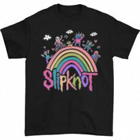 Slipknot Band Cute Tour juodi trumpomis rankovėmis unisex marškinėliai S įvairiaspalvis