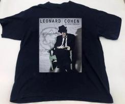 Leonard Cohen Old Ideas Tour T-Shirt Unisex Cotton Classic Tee All Sizes S įvairiaspalvis