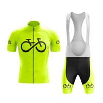 Summer cycling clothes road bike downhill clothes men's and women's short-sleeved cycling clothes set breathable perspiration XS