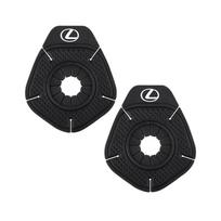 AIN1 2Pcs Car Windshield Wiper Hole Protective Cover Badge Accessorie For Lexus LS LC IS350 ES300h ES300 IS250 IS220d NX350h RX GS350