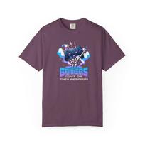 Skeleton Hand Holding Game Controller T-shirt | Gamers Retro Vaporwave S įvairiaspalvis