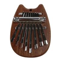 8 Keys Mini Kalimba Wooden Thumb Piano with Lanyard Musical Instrument Piano Music Lover Birthday Valentines Day Gifts