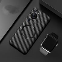 For Huawei P60 P50 P40 P30 Pro Case Hard carbon fiber Magnetic Slim Protective Back Cover Case For Huawei p60Pro P50 Phone Shell For P60 juoda