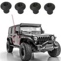 Metal Door Hinge Nuts 6511744AA for Jeep Wrangler JK 2007-2017 Car Accessories, 4PCS NONE