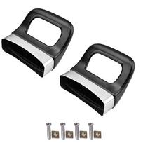 2pcs Black Double Hole with Screws Side Handles Pot Handle Bakelite Grip Cookware Accessories