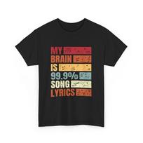 Acoustic Music T-Shirt | Guitar Folk Rock Tee | Live Band Shirt L