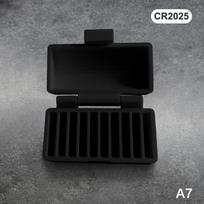 CR2032/CR2025 Battery Storage Box 10/20-Hole Portable Prevents Battery Loss Battery Protective Holder Small Electronics Case