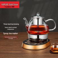 KAMJOVE 0.8L Automatic Glass Electric Tea Kettle CN plug (adapter included)
