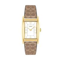 COACH watch quartz movement leather strap 24mm white dial same style for men and women 30 meters waterproof 14504355 balta