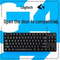 Logitech G412 TKL Wired Backlit Mechanical Keyboard